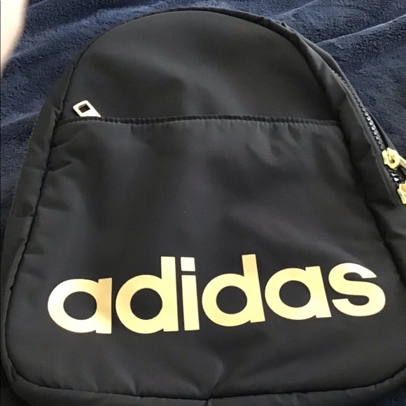 adidas Handbags - Black/gold core mini backpack